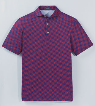 Brew Performance Men's Polo - Navy/Red Turtleson 